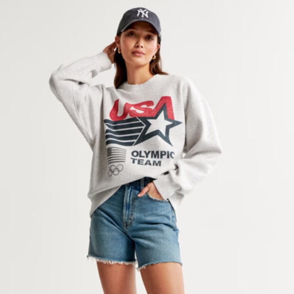 Abercrombie Olympics Sunday Crewneck
